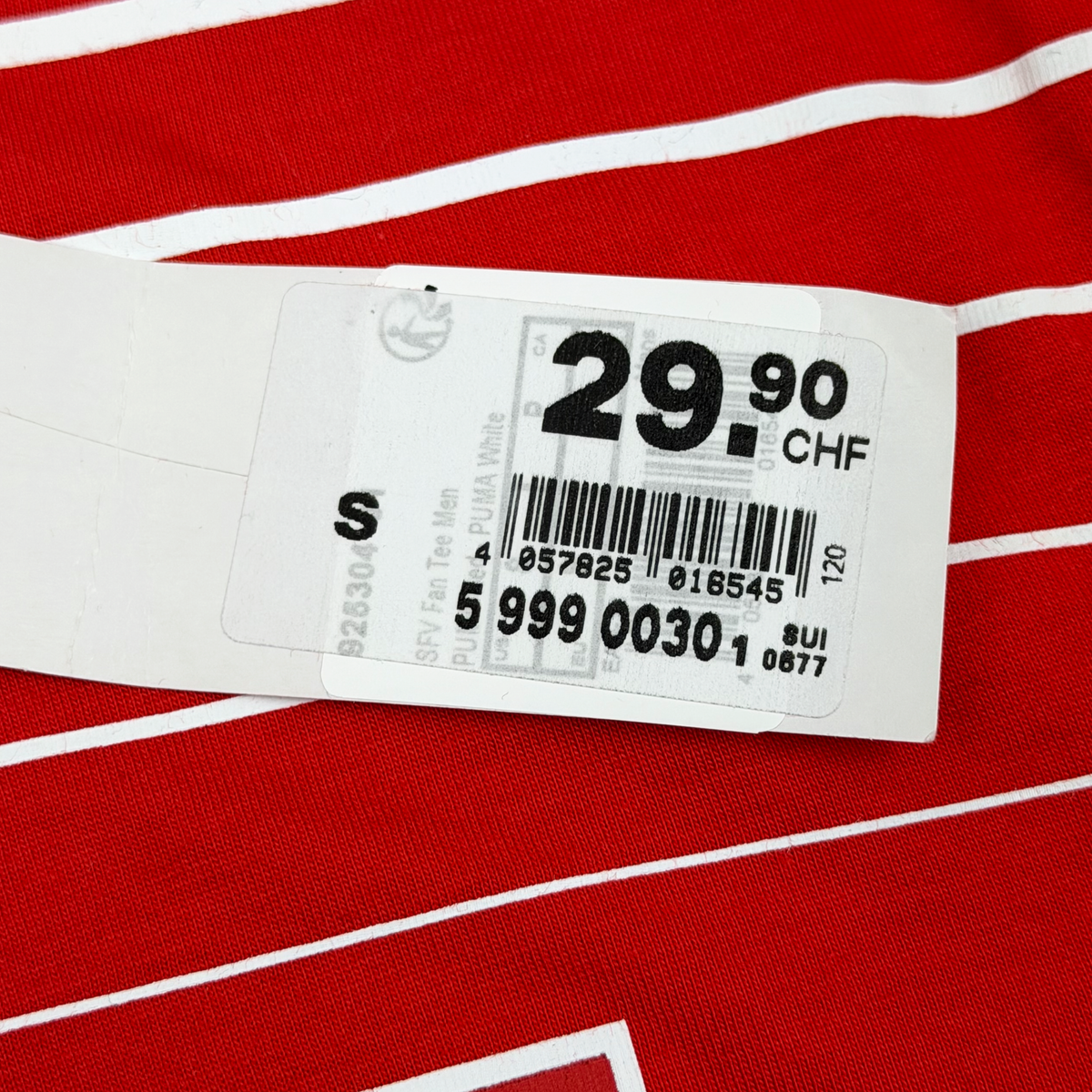 Switzerland Red Fan T-Shirt | Small