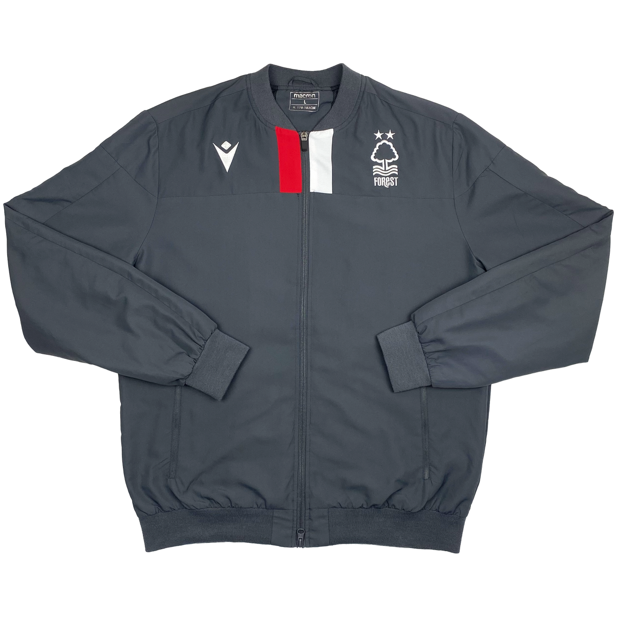 Nottingham Forest Full-Zip Drill Top (2019-20) | Large