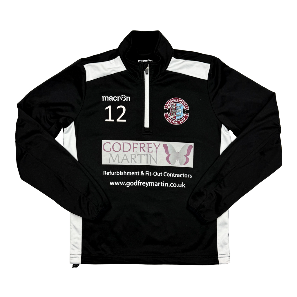 Hastings United Black Quarter-Zip Training Top | Extra Small