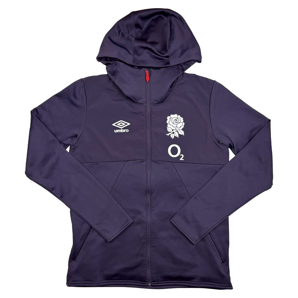 England Rugby Union Purple Hooded Training Top | Women's Medium