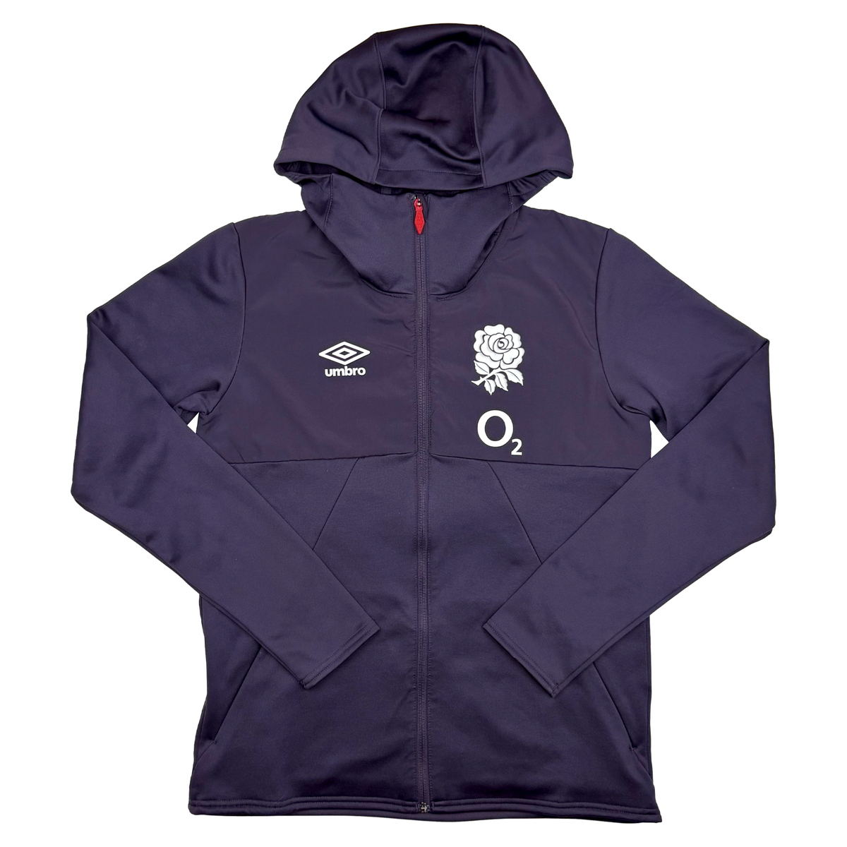 England Rugby Union Purple Hooded Training Top | Women's Medium