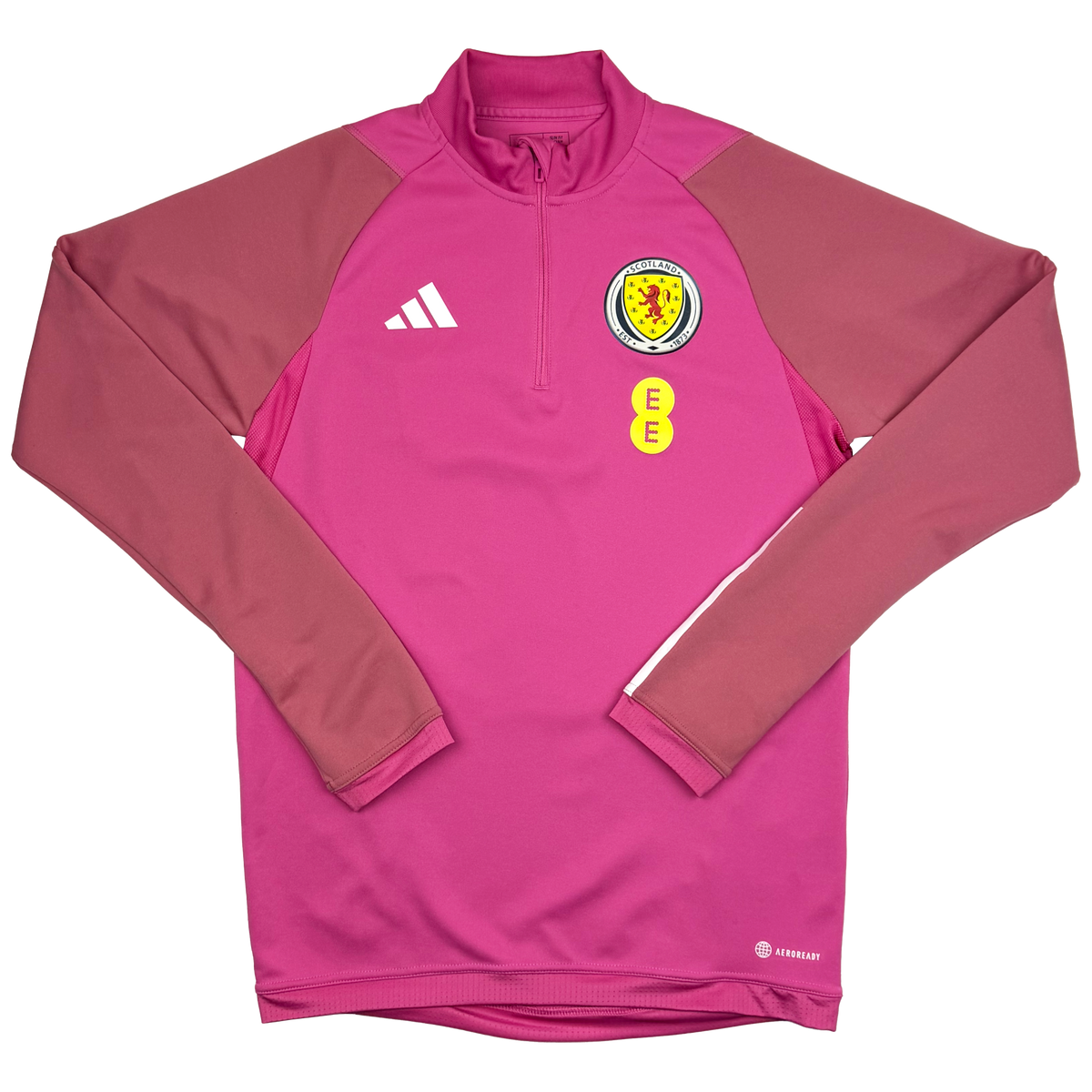 Scotland Pink Quarter-Zip Training Top (2023) | Small