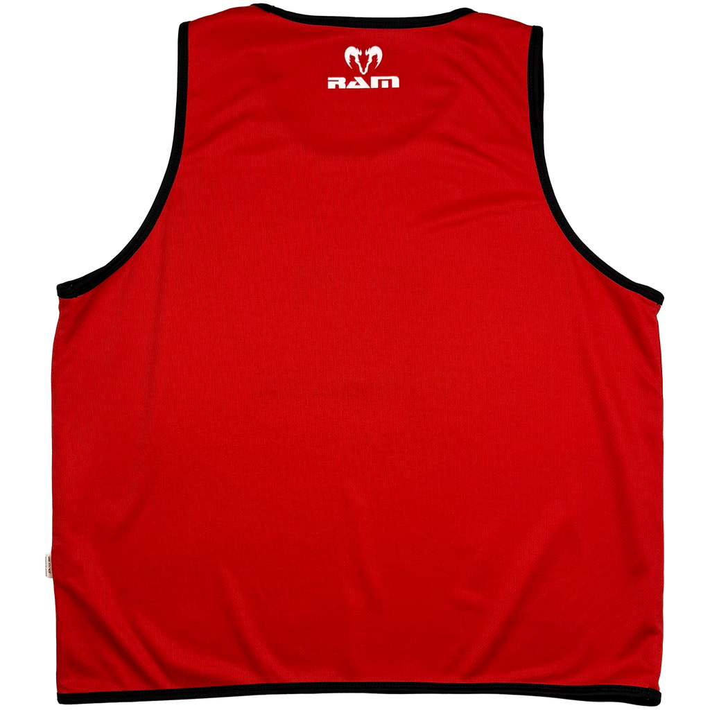 Ram Reversible Rugby Training Bib Red/Yellow | Extra Large