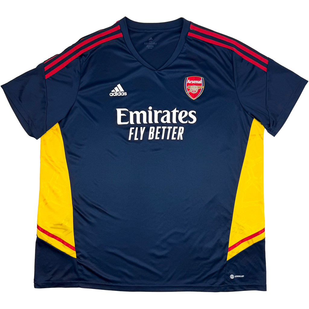 Arsenal Navy & Yellow adidas Condivo Training Shirt (2022-23) | XXXL