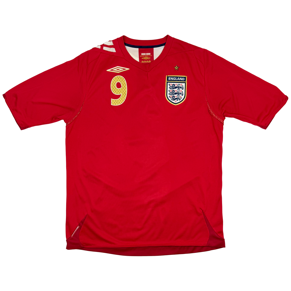 England Away Shirt (2006) - Rooney 9 | Large