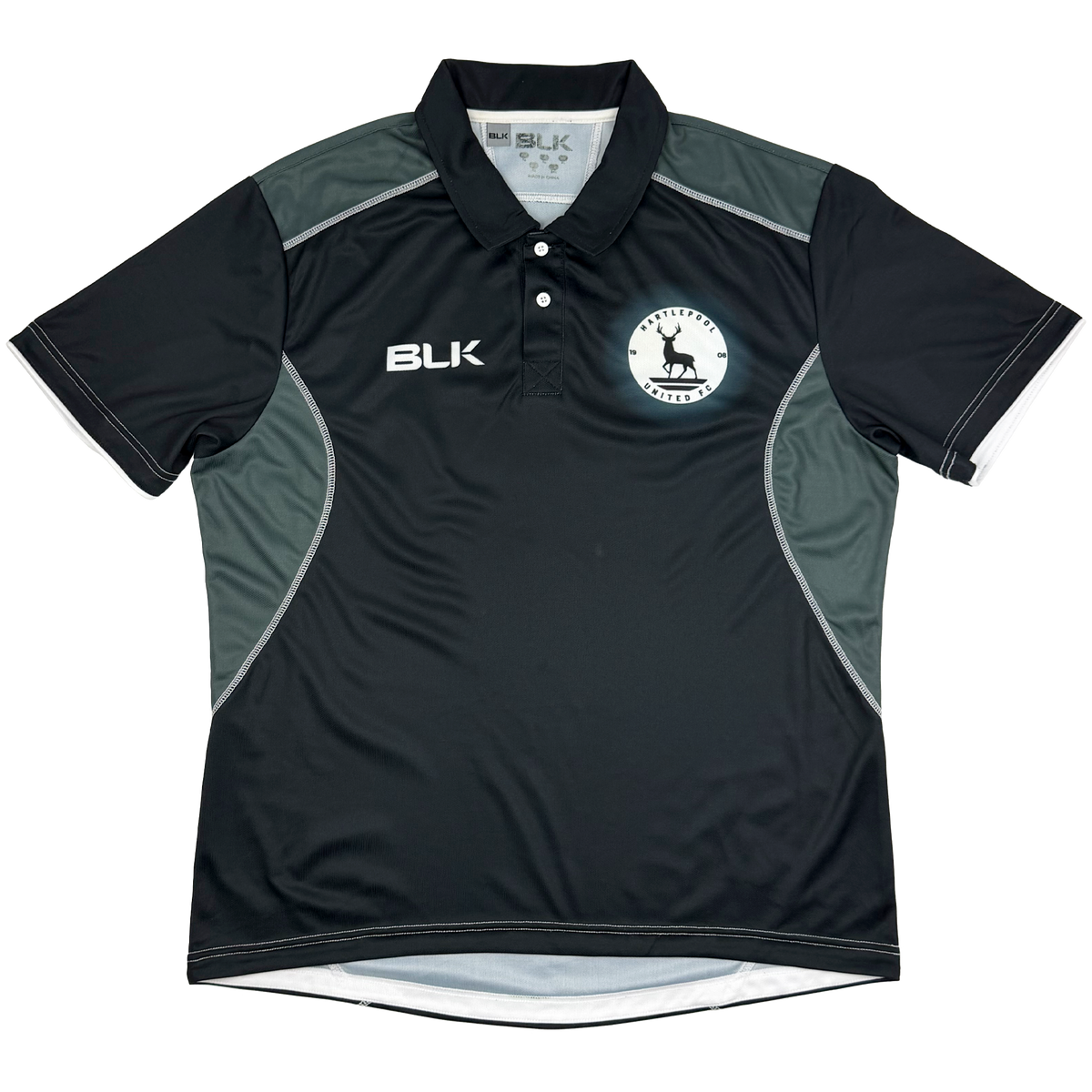 Hartlepool United Black Training Polo | Extra Large