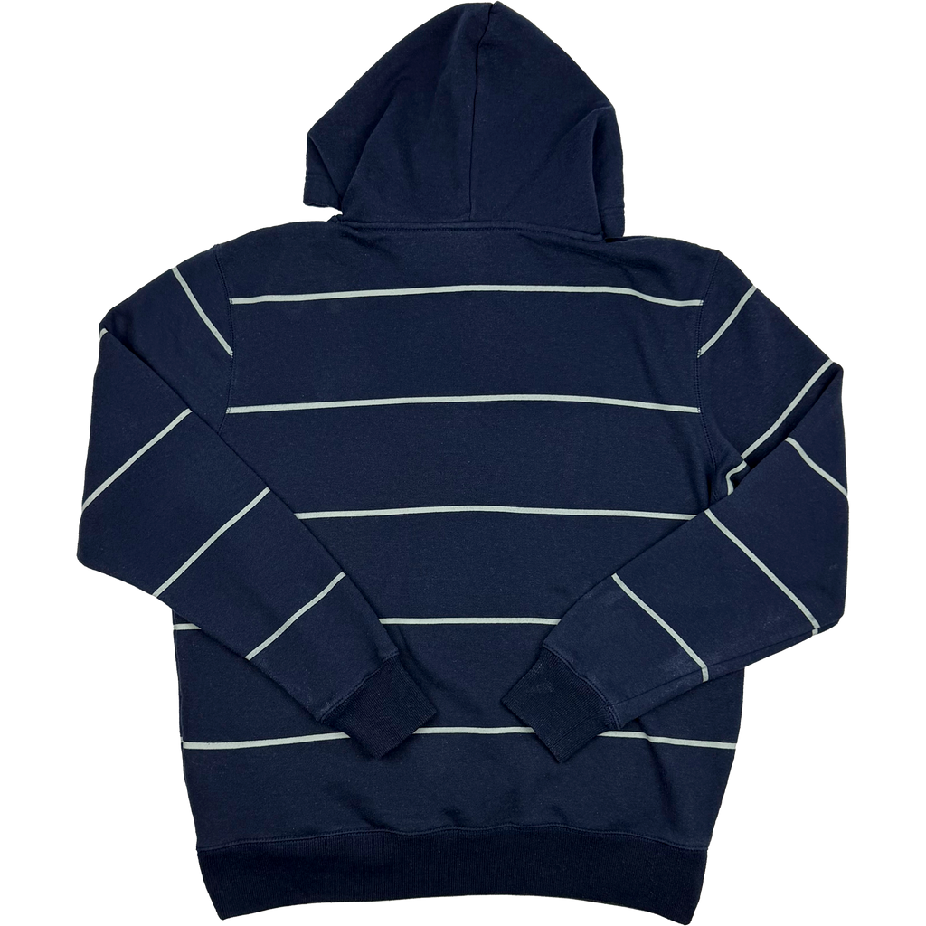 Chelsea Navy/Grey Striped Hoodie | Small
