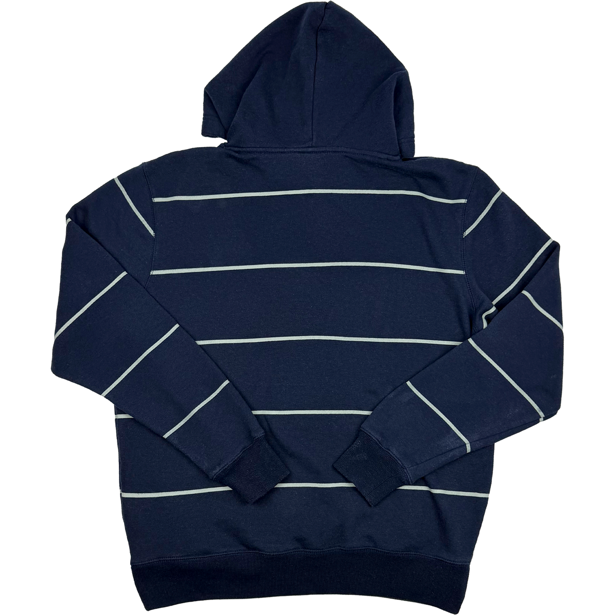 Chelsea Navy/Grey Striped Hoodie | Small