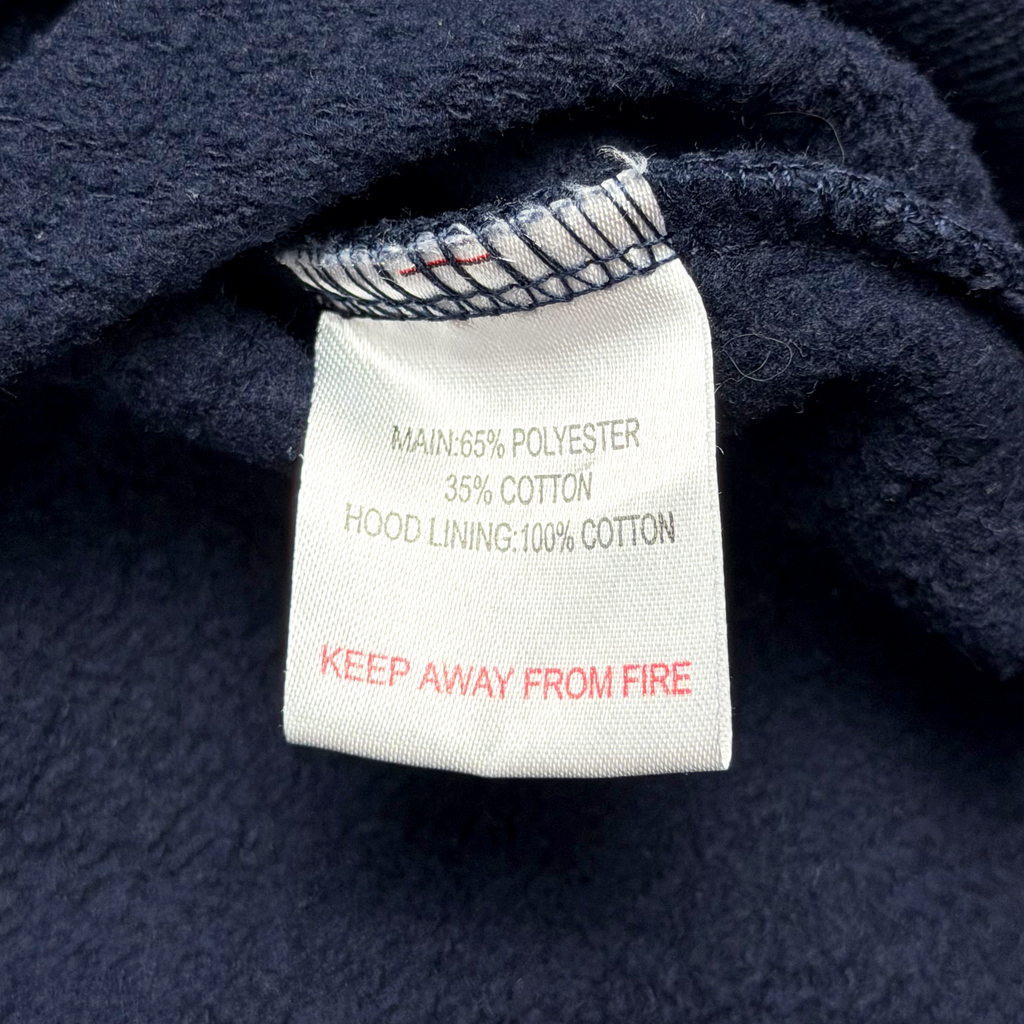 Chelsea Navy/Grey Striped Hoodie | Small