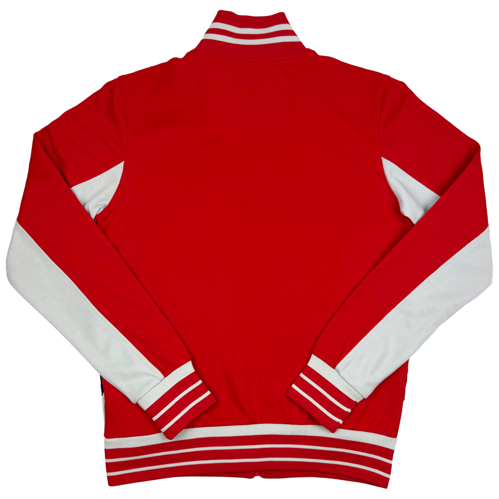 Fila White Line Red and Grey Track Top | Small