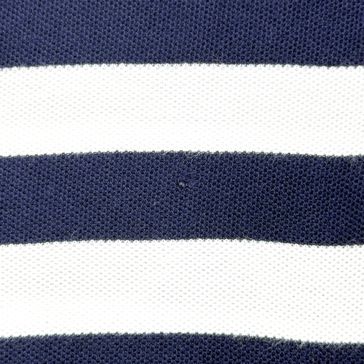 Brighton & Hove Albion Navy Striped Polo Shirt | Medium